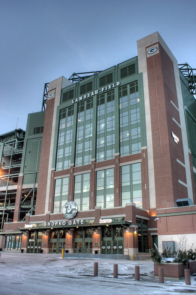 Lambeau Field Shopko Gate HDR